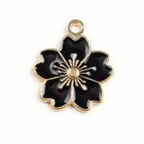 black and gold cherry blossom charm @paperdogsupplyco