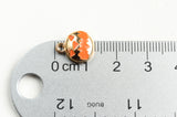 Jack o Lantern Charms, Gold Tone 13x11mm (1729)