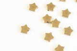 Star Beads Unfinished Raw Brass 8mm, 10 pieces (582)