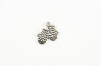 Mitten Charms, Antique Silver Tone, 19mm x 16mm - 10 pieces (845)