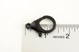 Large Lobster Claw Clasp, Black Plastic, 35mm x 21mm - 5 pieces (PC007)