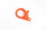 Large Lobster Claw Clasp, Orange Plastic, 35mm x 21mm - 5 pieces (PC001)