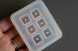 Square Bead Mold, 12mm - 1 tray (M066)