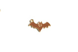 Brown Bat Charms, Gold Toned, 14mm x 23mm - 4 pieces (1473)