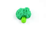 Broccoli Cabochon, Green Resin Flat Back Cab, 20x20mm - 5 pieces (PC040)