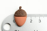 Acorn Cabochons, Resin Miniature Pieces, 24mm x 15mm - 5 pieces (PC045)