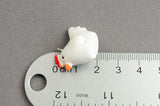 Chicken Pendants, Plastic Farm Bird Charms, 19mm x 22mm - 4 pieces (PC049)