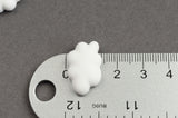 White Cloud Cabochon, Resin Clouds, 22mm x 14mm - 6 pieces (PC051)