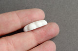 White Cloud Cabochon, Resin Clouds, 22mm x 14mm - 6 pieces (PC051)